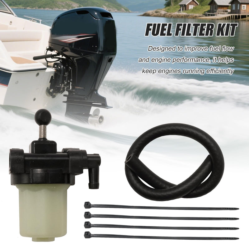 35-889527A07 Fuel Filter Kit, Compatible with Mercury Mariner Outboard Motor 8HP 9.9HP 10HP-50HP, Replaces 8M0111436 87946A13 87946A15