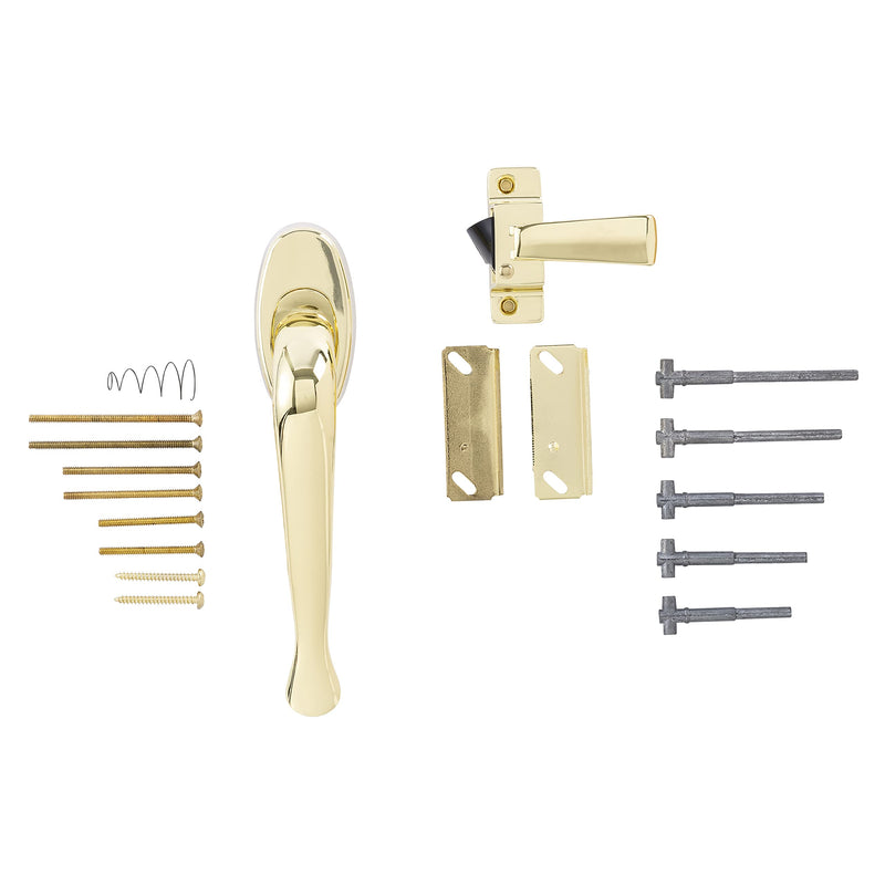 Wright Products - Villa Pull Handle for Screen and Storm Doors, Brass Plated