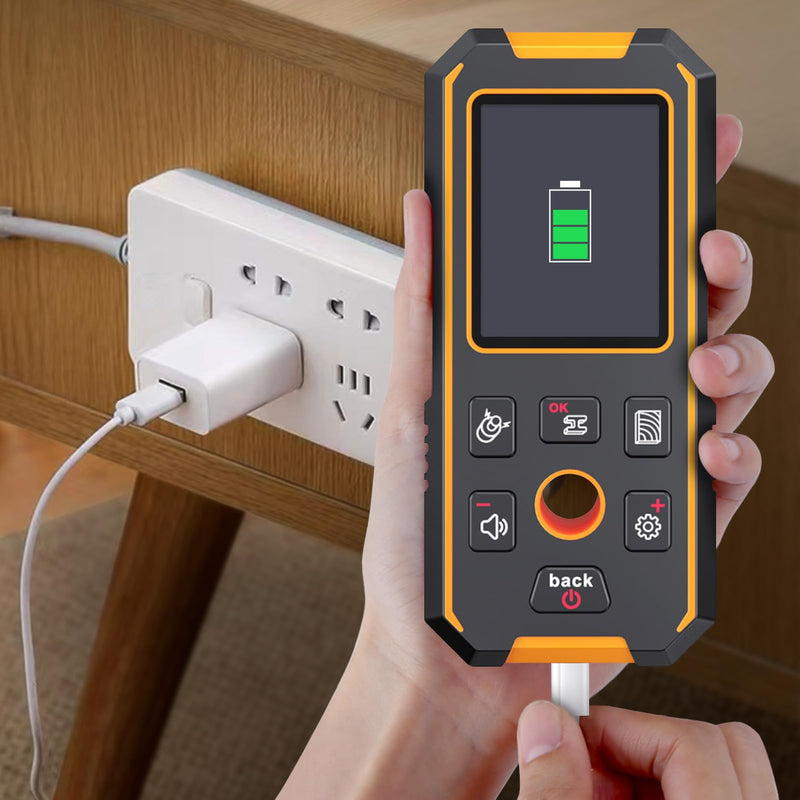 Stud Finder Wall Scanner with Modes for Metal, Wood and AC Wire, HD LCD Display Lithium Battery, Studs Detector Upgraded Smart Sensor Accurate Detection Audio Alarm NF513