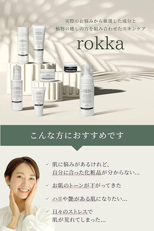 Rokka Foam Cleansing, Facial Cleansing Foam, Pores, Blackheads, No Need to Cleanse Face, Makeup Remover, Ceramide, Dry Skin, Dullness, Sensitive Skin, Sebum, Hyaluronic Acid, 5.3 fl oz (150 ml) - NewNest Australia