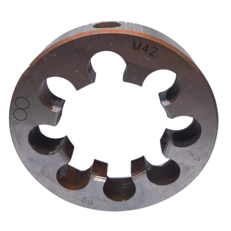 HSS 42mm x 1.0 Metric Die Right Hand Thread M42 x 1mm Pitch