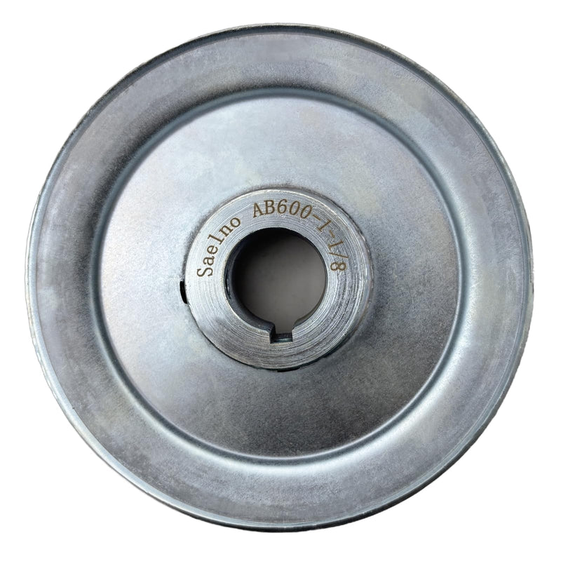 AB600-1 1/8 Single Groove Web Sheaves, v Belt Pulley 1 1/8 inch bore 6" OD,Motor Pulley Carbon Steel for A B 5L 4L V-Belts