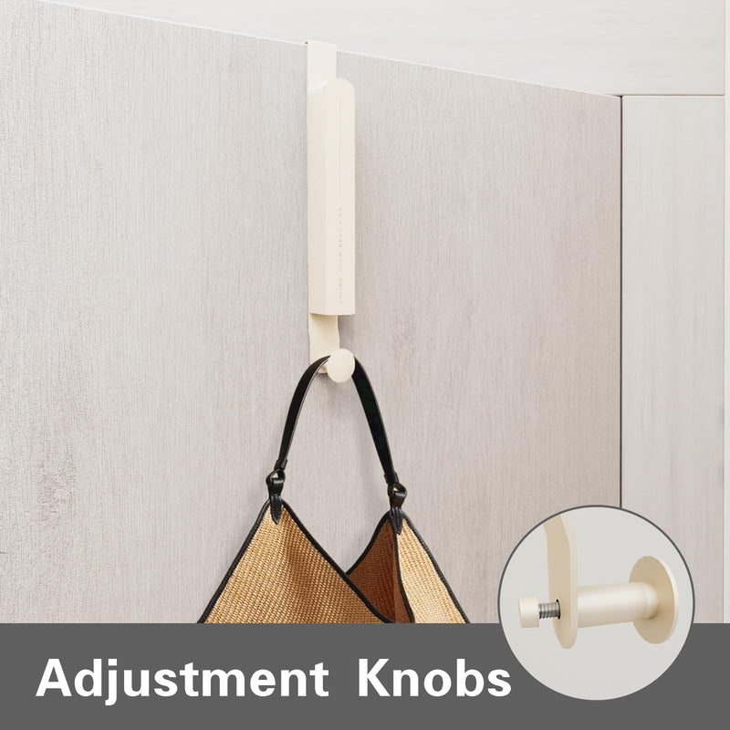 Over The Door Drying Rack, Foldable Portable Over The Door Hooks Hanger with Towel Racks for Coat Clothes Laundry Bathroom Bedroom Travel Hangers (Milky White, 1 Pack) Milky White - NewNest Australia