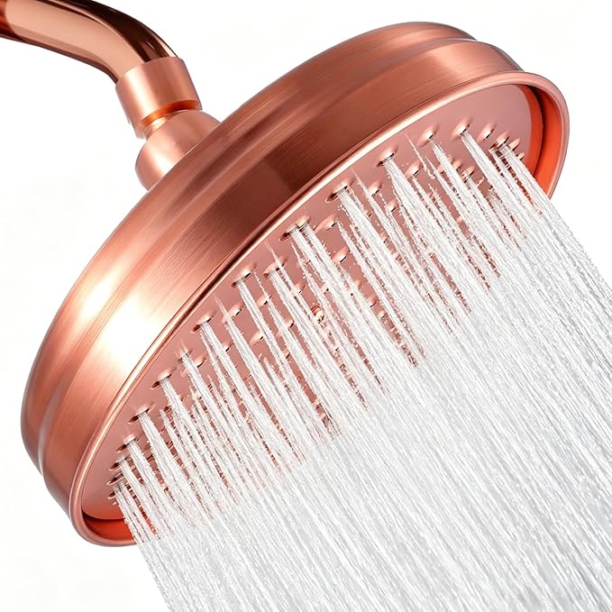 Copper Shower Head High Pressure Rain Shower Head Bath Rainfall Sprinkler Nozzle Replacement for Bathroom - NewNest Australia