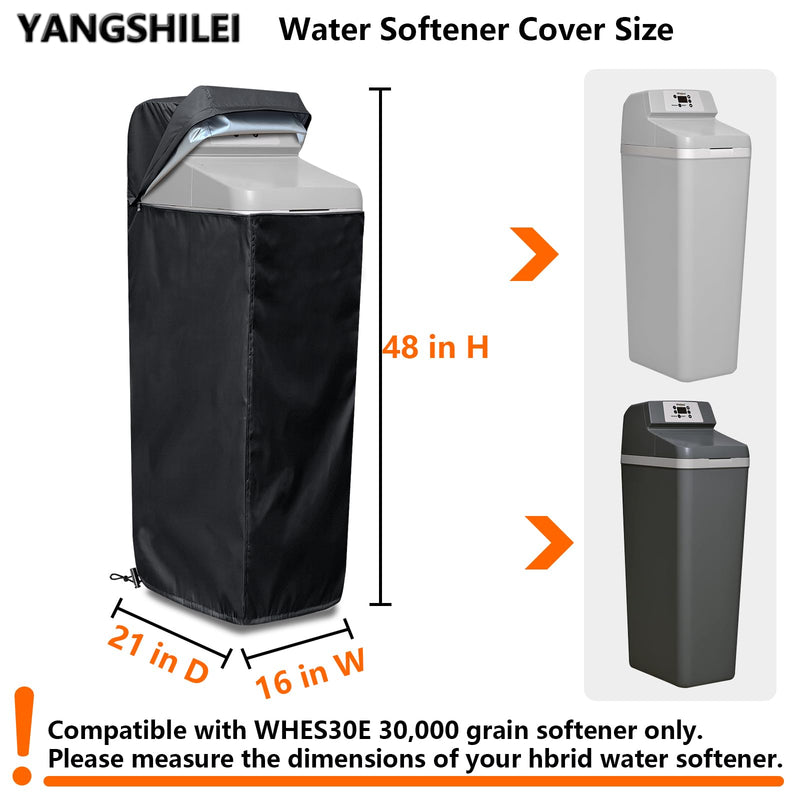 Water Softener Cover, Compatible with Kenmore 350&420 Water Softener System Black