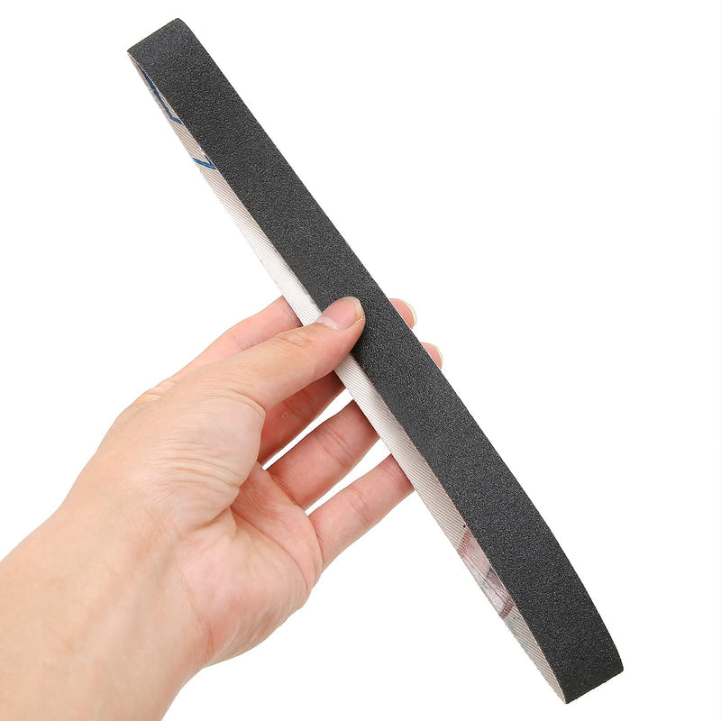 20Pcs Sanding Belt 520 x 20mm Abvasive Bands Abrasive Sandpaper Rolls Mental Grinding Polishing Burring Tool for Belt Sander(180#)