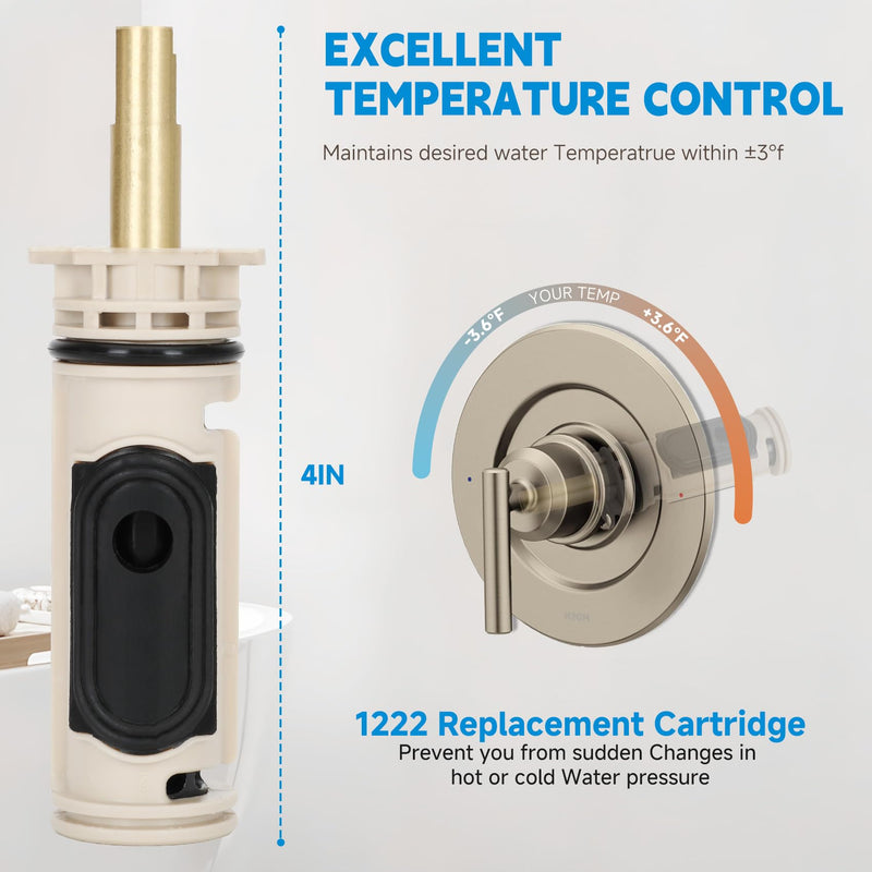 1222 Replacement Cartridge Kit for Moen One Handle Posi Temp Faucet(5 PACK) 5 Pack 1222 Replacement Cartridge
