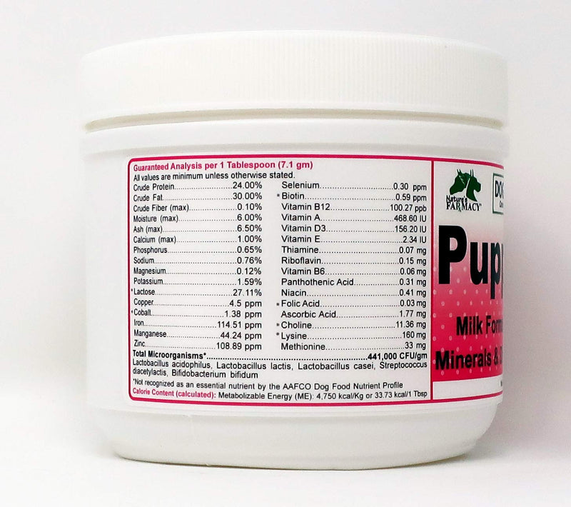 Dogzymes Puppy-Bac Milk Replacer formulated with The Proper ratios of Protein, Fat and nutrients for Growing Puppies 8 Ounce (Pack of 1) - PawsPlanet Australia