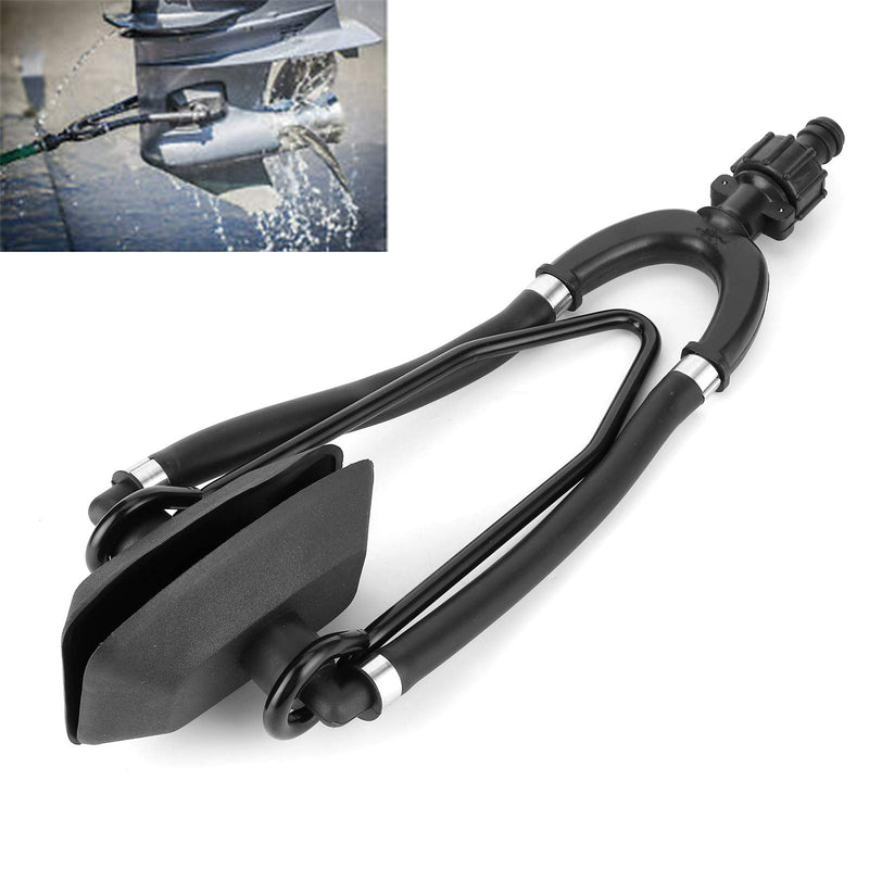 Acouto Outboard Motor Flusher Boat Motor Flusher Boat Dual Water Feed Motor Flusher Outboard Boat Motor Water Flusher Dual Feed Large Rectangular Ear Muffs Fast Connection