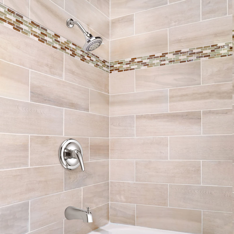 Design House 595058 Middleton II Transitional Escutcheon and Single Handle for Bathroom, Polished Chrome