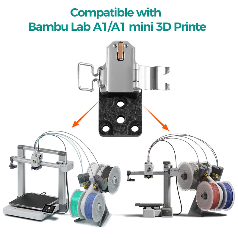 Bamboo Original A1/A1 Mini Hotend Heating Assembly,Hot End Heating Component with Heater Cartridge and Thermistor Temperature Sensor Heat-Insulating Base Clip