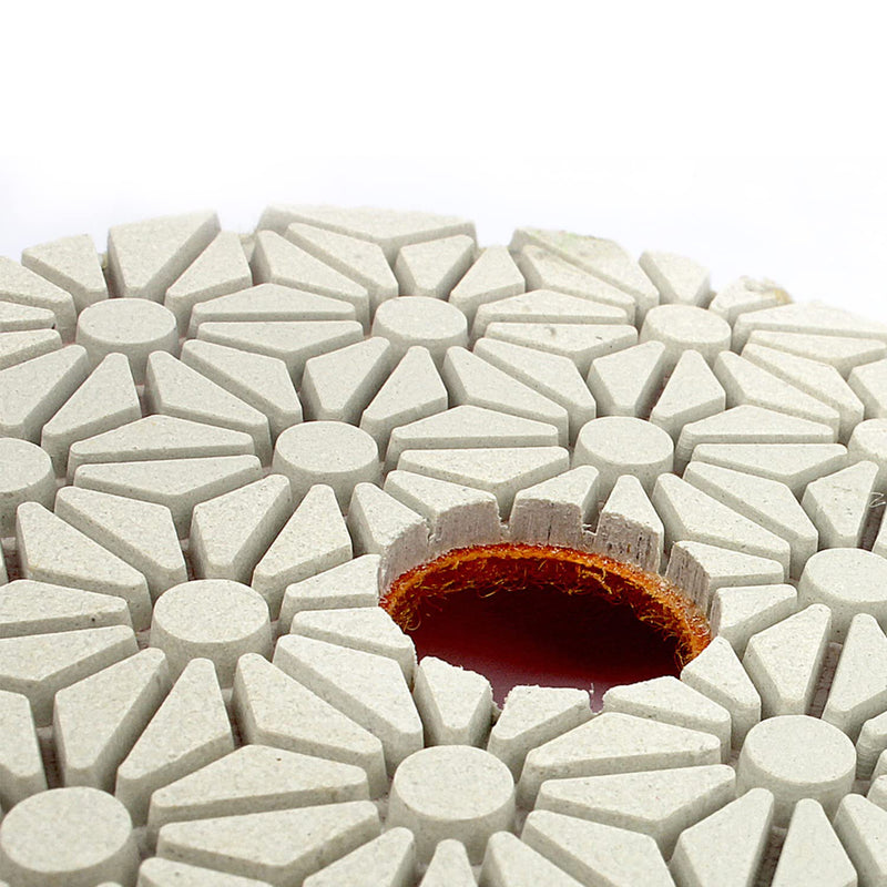 100mm 3 Steps Diamond Polishing Pads Flexible Wet Use for Granite Polishing Tool Marble Concrete Grinding Step-1-2-3-3pcs