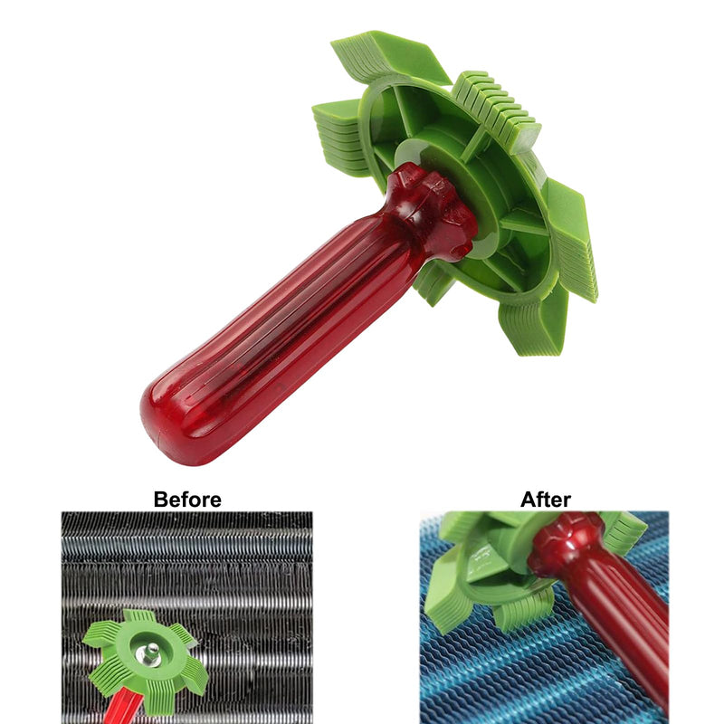 Air Conditioner Fin Cleaning Kit, HVAC Coil Cleaner Set AC Fin Comb Brush