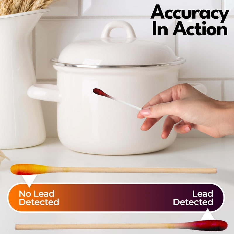 Lead Test Kit, 30 Units, Lead Paint Test Kit, Lead Test Swabs for Instant Lead Detection – Home Use on All Surfaces: Painted, Dishes, Toys, Jewelry, Metal, Ceramics, Wood. - NewNest Australia