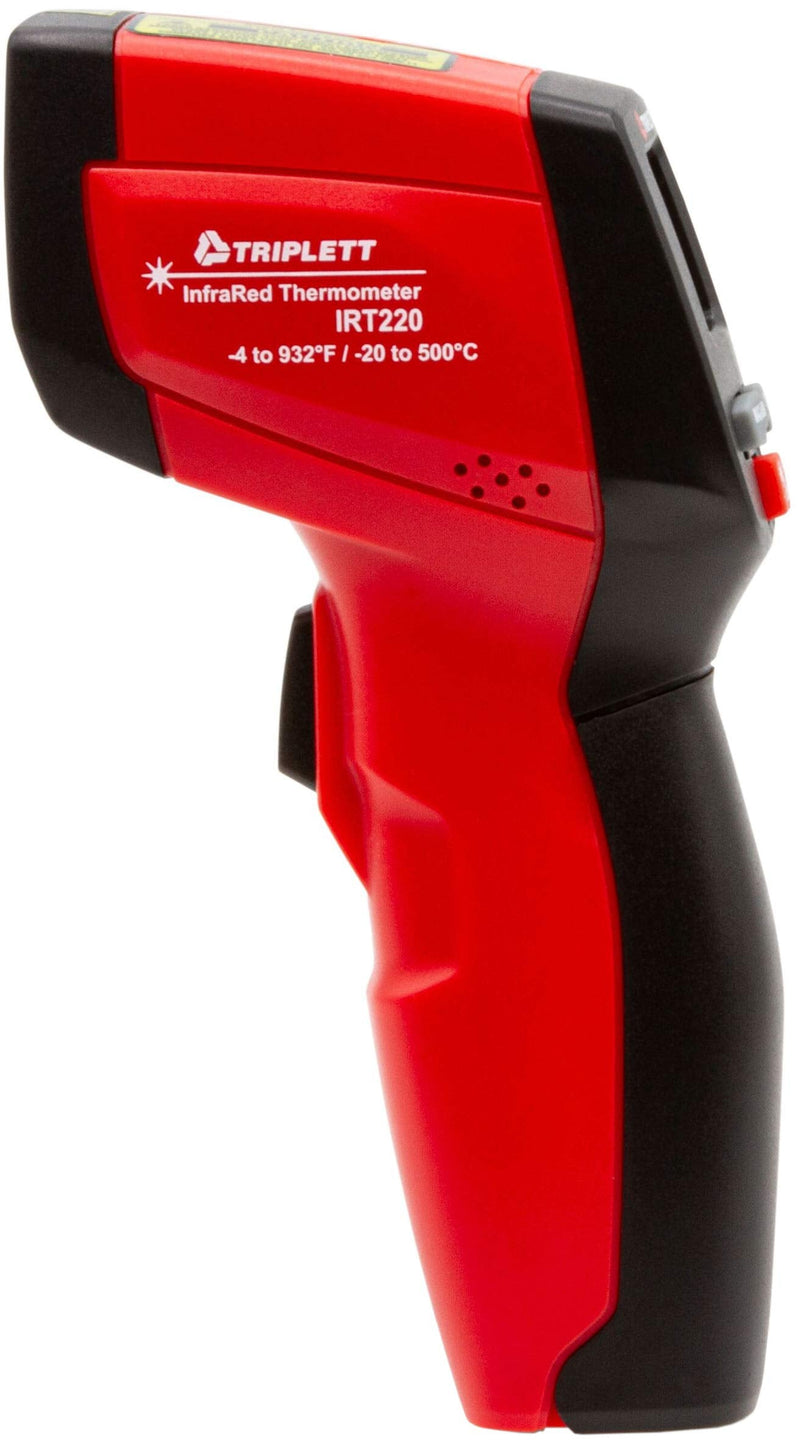 Triplett IRT220 Non-Contact 12:1 Infrared Thermometer, -4 to 932°F (-20 to 500°C) Standard