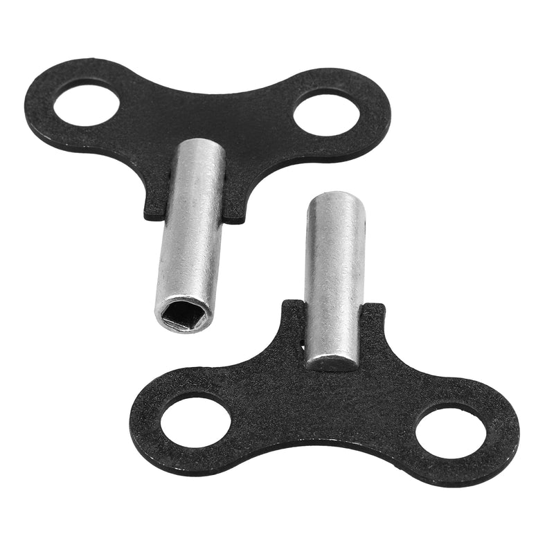 Antique Clock Repair Kit, 2 Packs Winding Key for Wall Clocks, Alarm Clocks and Wind Chain Repair (4.5mm & 0.177 Inch Hole)
