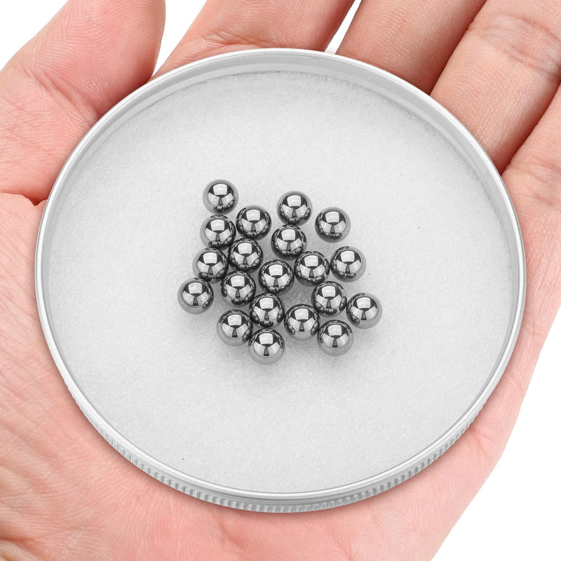uxcell 20pcs Tungsten Steel Bearing Balls 1/4 inch Tungsten Carbide Precision Ball, G5 Grade 1/4" 20