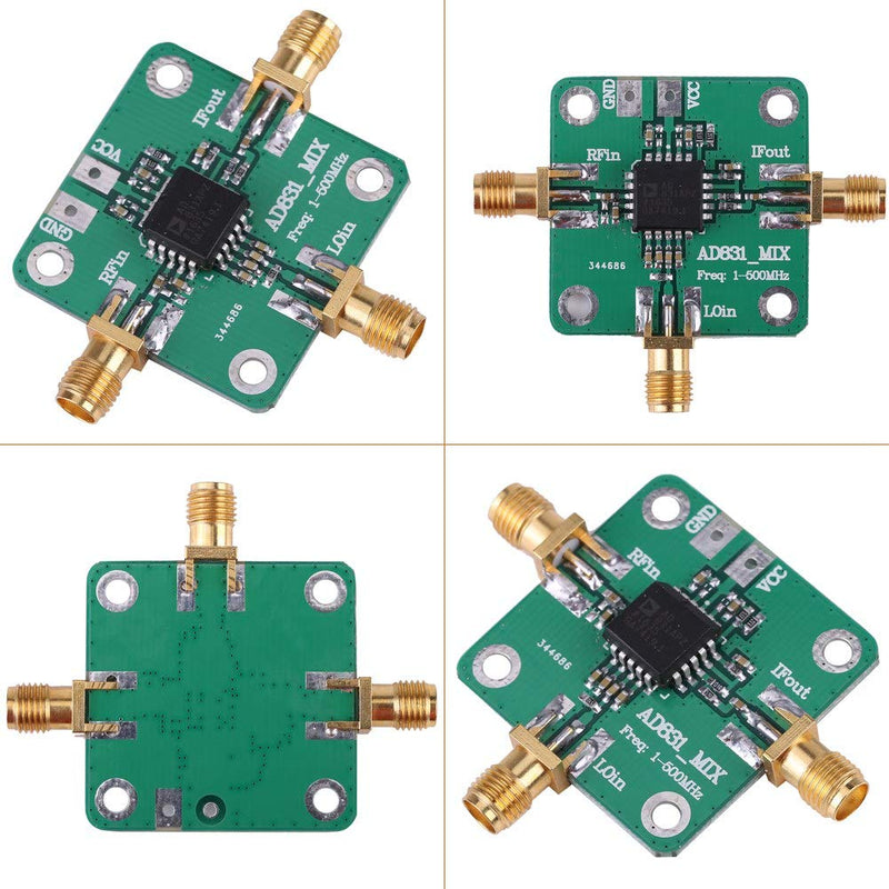 AD831 High Frequency Transducer RF Mixer Module 500MHz Bandwidth Mixing Down Mixing Dual Balanced Mixer Single Chip Radio Frequency Converter -10dBm