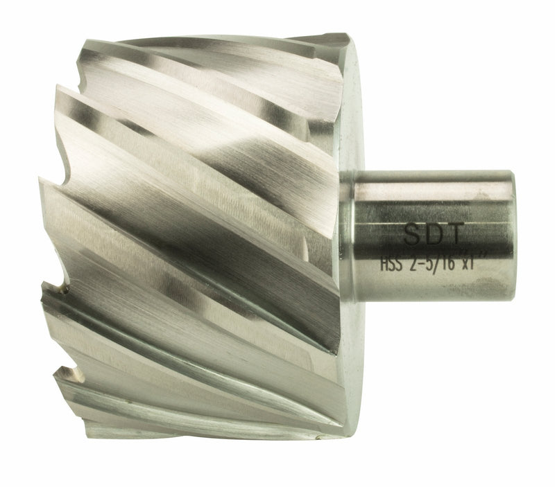 Steel Dragon Tools 2-5/16" x 1" High Speed Steel Annular Cutter with 3/4" Weldon Shank