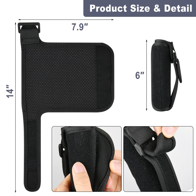 Beautyflier Universal IV Poles Stand Grip Holder Strap for Move, Removable Handle for IV Pole, Adjustable Height for Home Care (IV Pole Not Included)