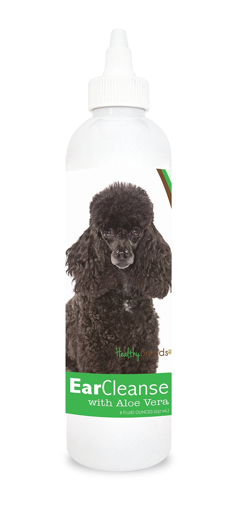 Healthy Breeds Poodle Ear Cleanse with Aloe Vera Cucumber Melon 8 oz