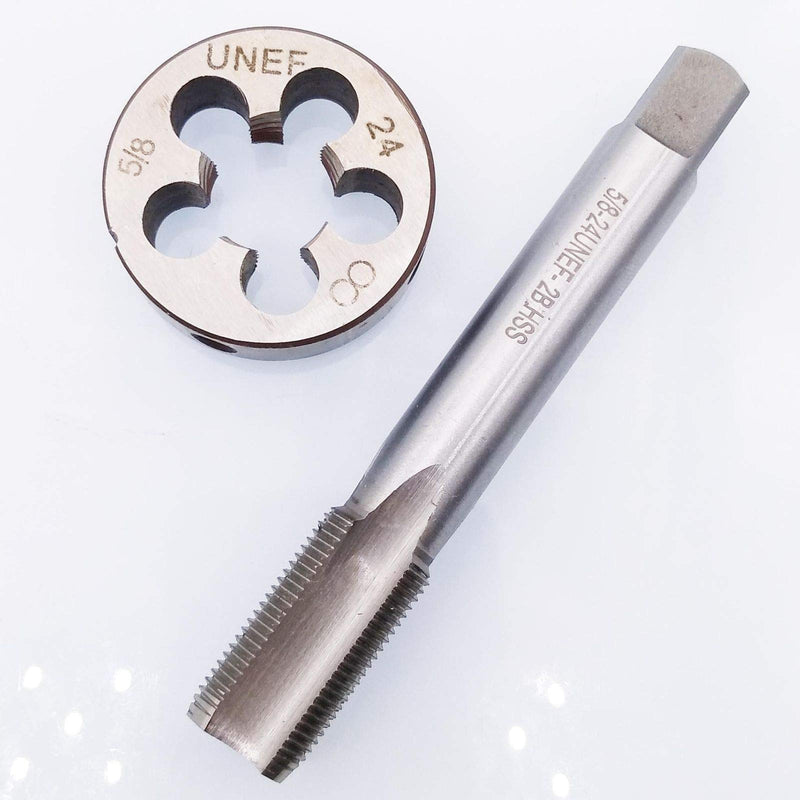 HSS 5/8-24 UNEF Tap and 5/8-24 UNEF Die Right Hand