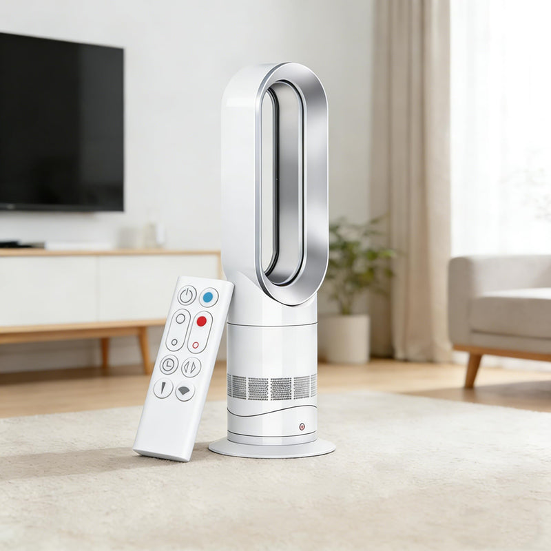 Replacement Fan Remote Control Compatible with Dyson AM09 Hot + Cool Heater Tower Fan 966538-01 White Color