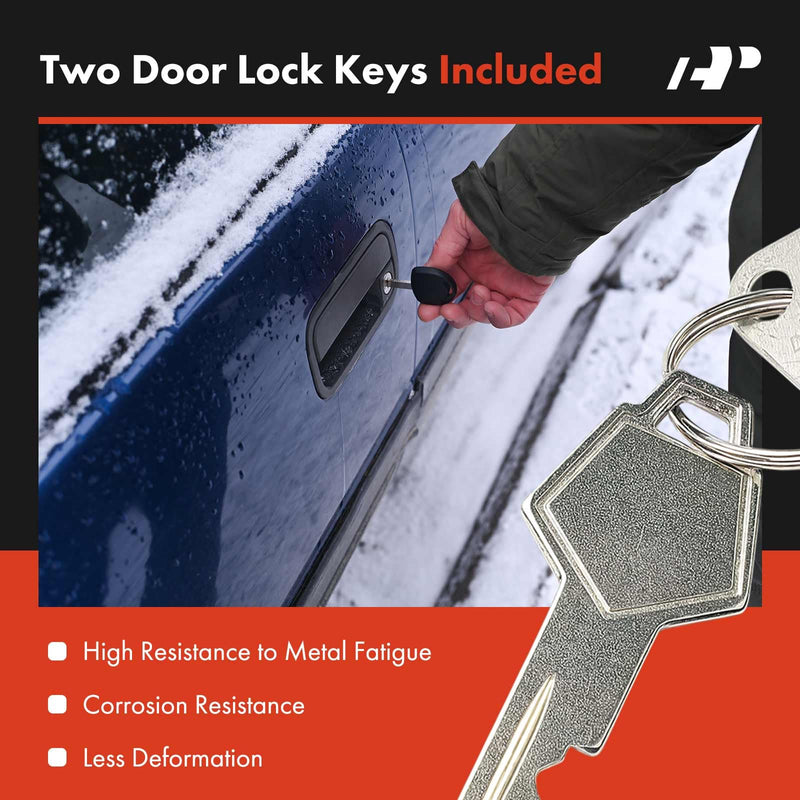 A-Premium Door Lock Cylinder with Keys Compatible with Dodge & Chrysler | for Dodge Charger, Challenger, Dart, Dakota, B200 & Chrysler Town & Country, Laser & Plymouth Turismo 2.2, GTX