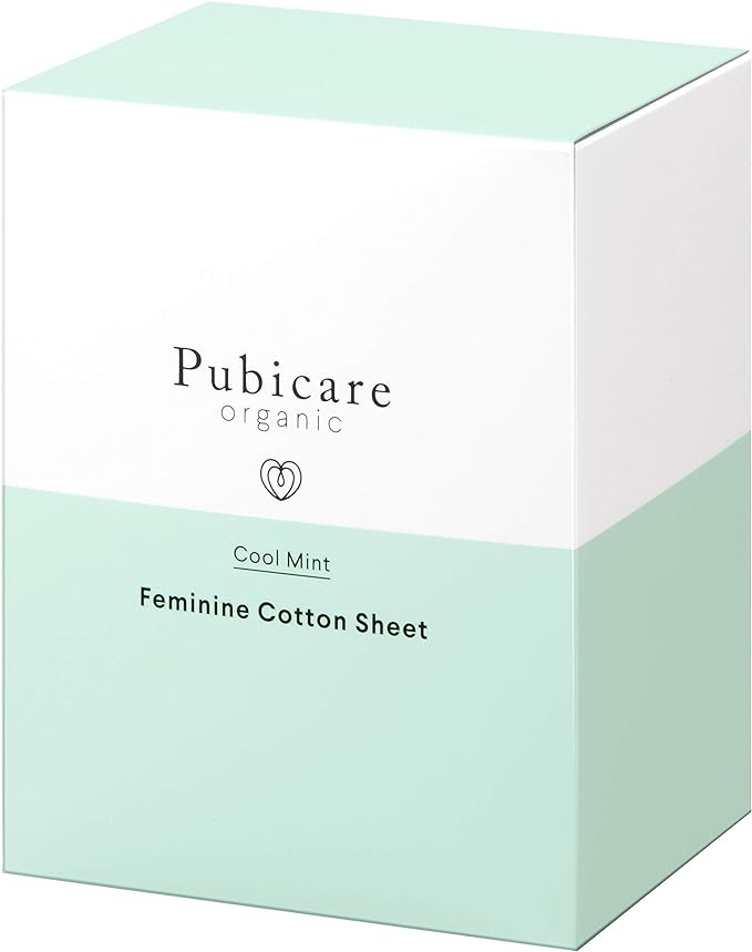 Puvicare Organic Feminine Cotton Sheet Cool Mint 20 Count - NewNest Australia