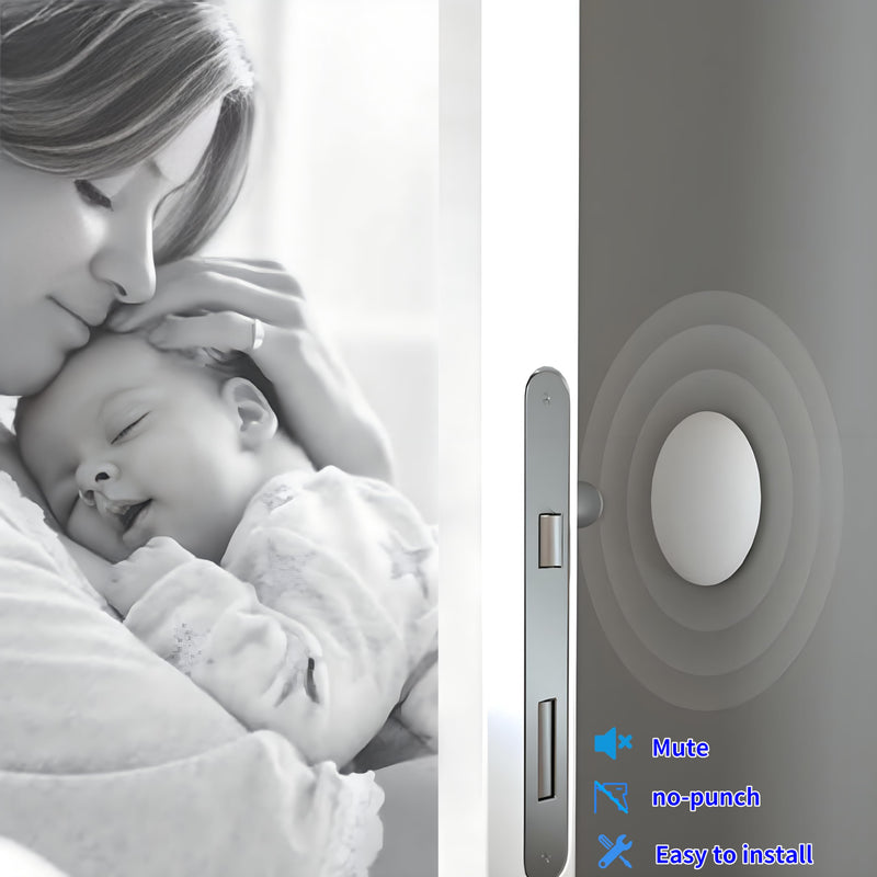 Wall Protectors from Door Knobs-Efbock White Silicone Door Stoppers Wall Protector-Premium Door Bumper Wall Guards for Home or Office -Self Adhesive Door Handle Bumper Guard Stopper Rubber Stop