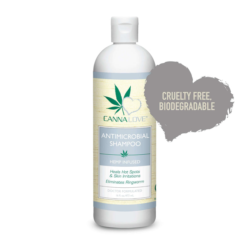CannaLove Antimicrobial Shampoo - PawsPlanet Australia
