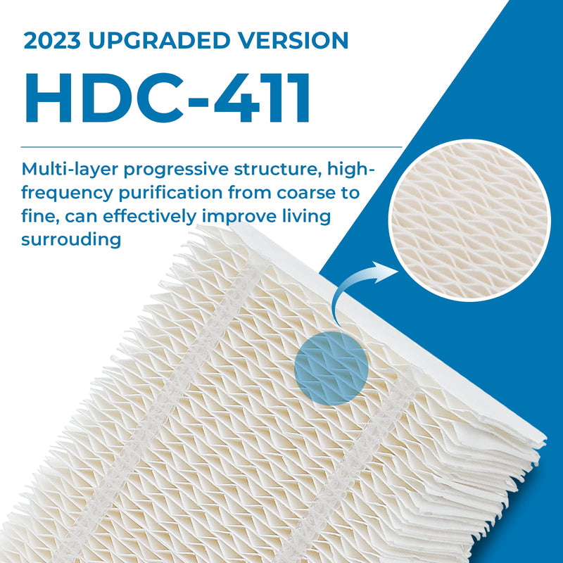 HDC411 Humidifier Wick Filter Replacement for AIR-CARE Essick Air, 4 Pack