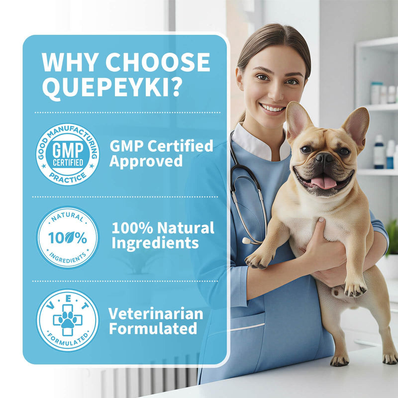 8 in 1 Dog Multivitamins Chewable - Glucosamine for Hip & Joint, Probiotics, Omega 3 for Skin & Coat - Soft Chews Supplement for Puppy & Senior Dogs All Breeds, Chicken Flavor 90 Count