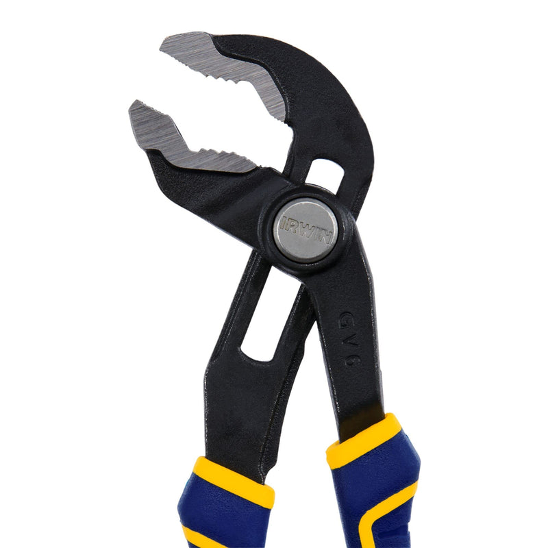 IRWIN VISE-GRIP Tools GrooveLock Pliers, V Jaw, 6-inch (4935351), Black, Blue Yellow, Silver, 6" Regular Pliers - NewNest Australia