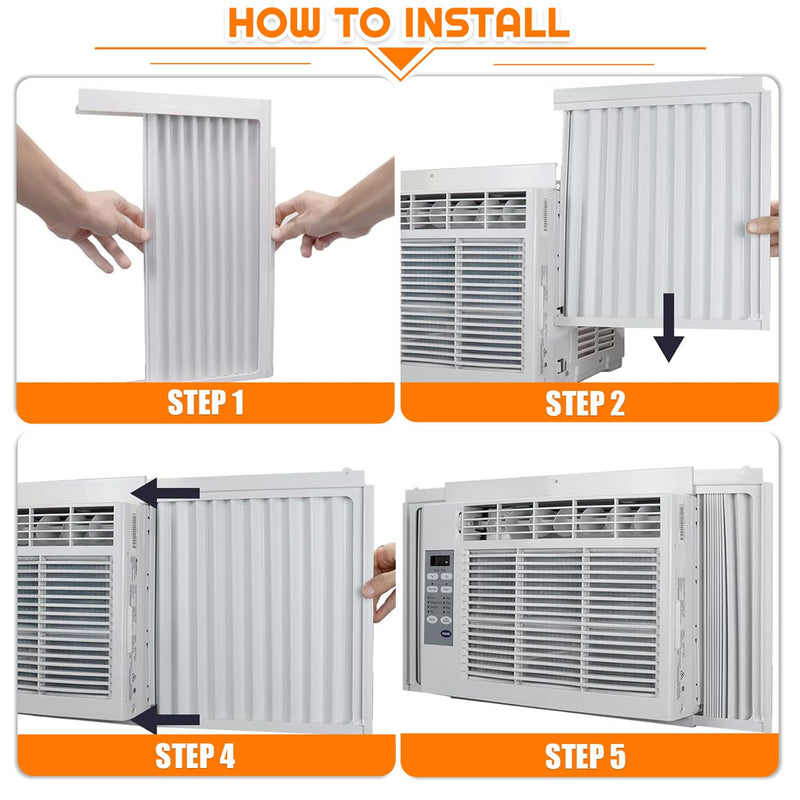 Window Air Conditioner Side Panel with Frame
