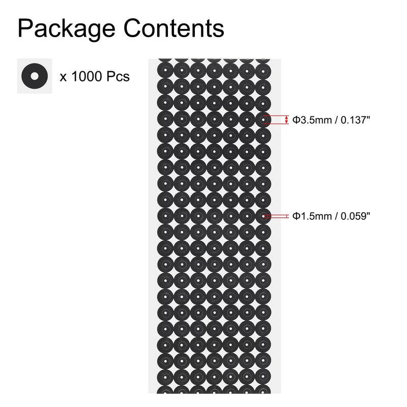 uxcell 1000Pcs 3D Scanner Markers 1.5mm for 3D Scanner, 3D Tracking Dots Reference Point Markers, 3D Target, Diffuse Reflection Markers for 3D Scanner and Optical Tracking