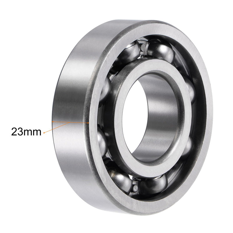 uxcell 6308 Deep Groove Ball Bearings 40mm Bore 90mm OD 23mm Thick C3 Clearance Open Type Chrome Steel 40x90x23mm