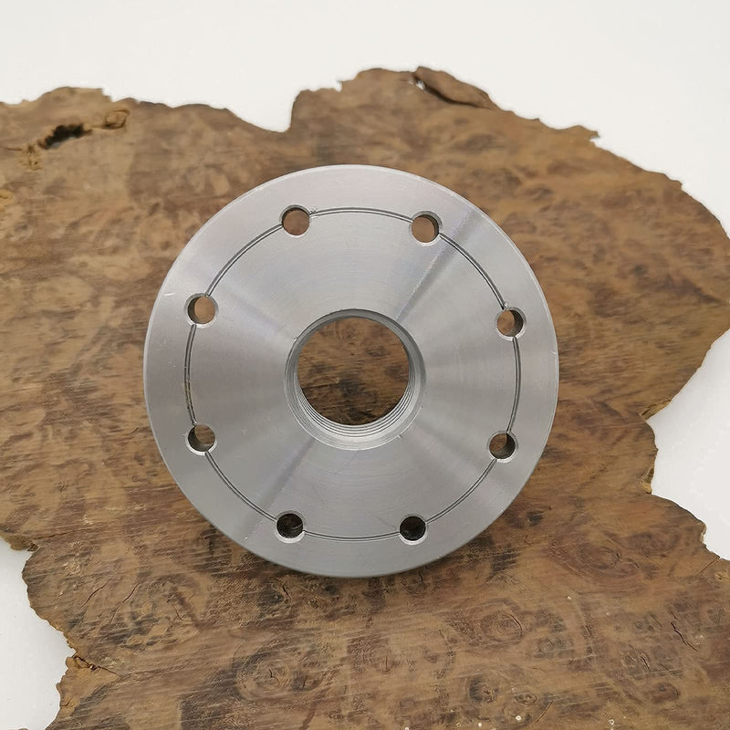 3" Wood Lathe Steel Faceplate Chucks, 1”-8TPI Thread Woodworking Accessories Tools 3 INCH