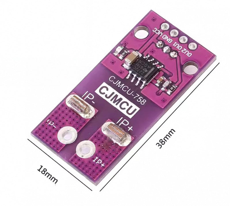 3pcs ACS758 ACS758LCB-050B-PFF-T Linear Hall Current Sensor Module ACS758LCB Current Module