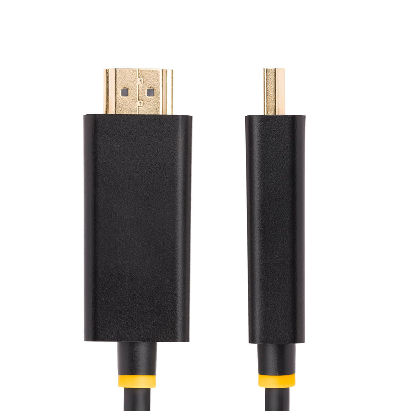 StarTech 6.6ft Active DP to HDMI 2.0b Cable, 4K 60Hz, HDR | 2m, Active Video Converter, 4:4:4 RGB, 7.1ch Audio, HDCP 1.4/2.3, Backward Compatible 4K 30Hz, DisplayPort to HDMI 2.0b