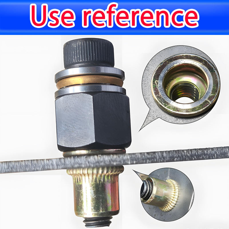 M8 Rivet Nuts 30Pcs with Rivet Nut Tool Easy to Use Aluminum Rivet Nut Rustproof Rivnut Kit Easy to Install M8 - NewNest Australia