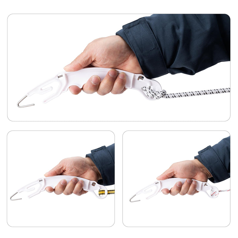 10 Pack Plastic Electric Fence Gate Handle, Insulated Plastic Hook, Suitable for Building Electric Fences 10 Pack