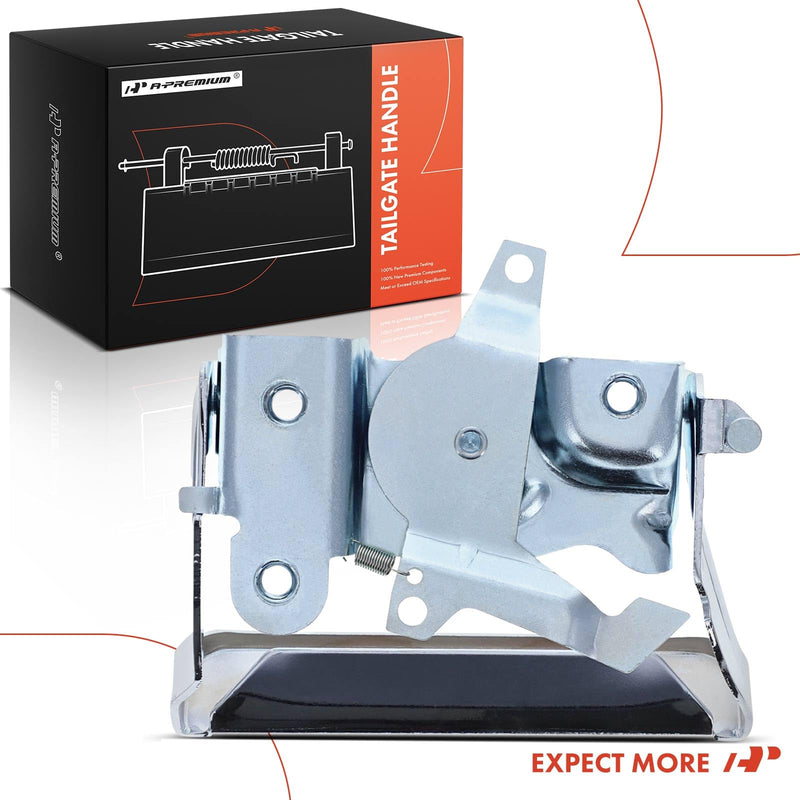 A-Premium Tailgate Handle Liftgate Latch Handle Compatible with Ford F-100 1980-1983, F-150 F-250 F-350 1980-1986, Chrome