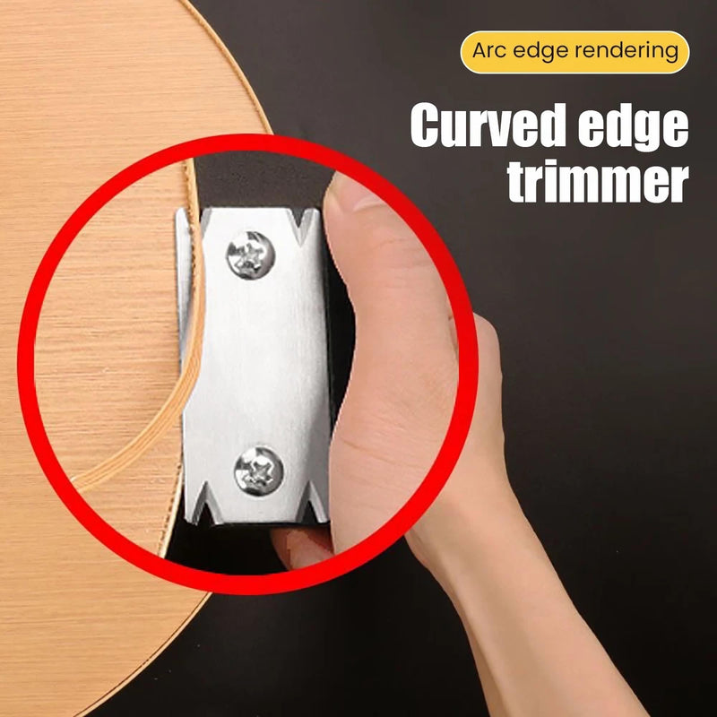 Mini Edge Banding Trimmer Tool for Woodworking Deburring - Veneer Edge Bander for Burrs- Portable Hand Planer Cutter With Reversible Blade for PVC ABS Melamine Wood Veneer Corners 1 Trimmer