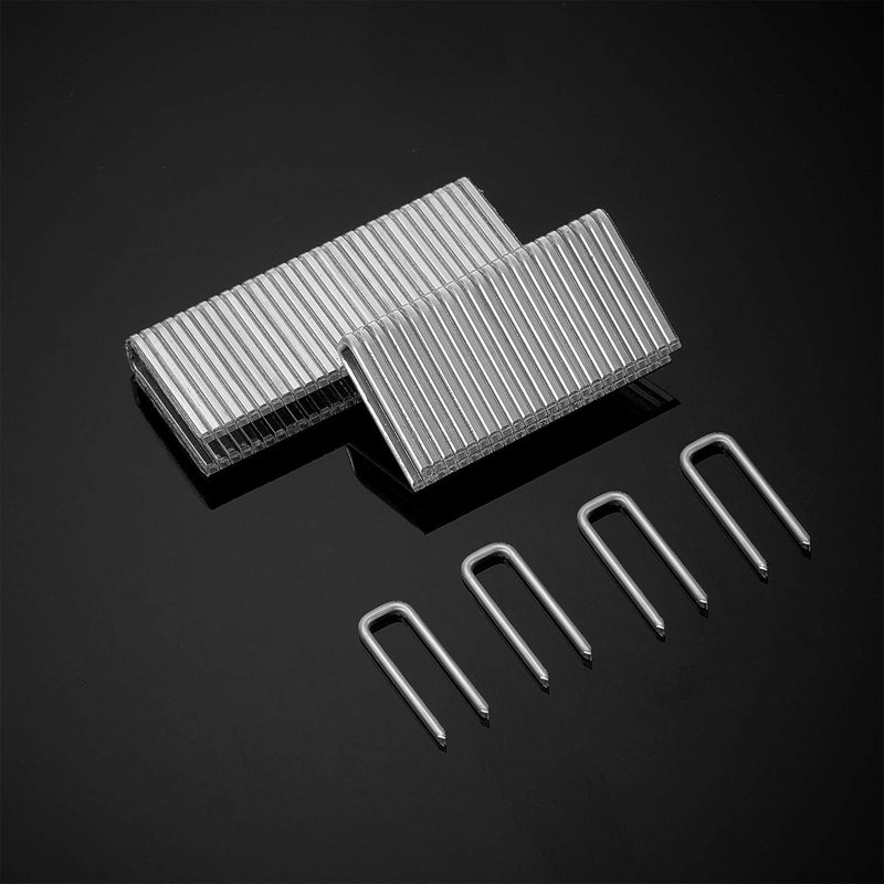 Jetec 40 Pieces Plantation Shutter Repair Kit Replacement Louvers Staples Window Blind Tilt Rod Operable Plantation Silver Missing Metal Indoor Louver Staples Tools Repair(0.6 x 0.19) 0.6 x 0.19"