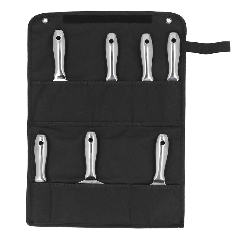 7pcs Stainless Steel Putty Knife Set for Drywall Spackle Mud Repair and Paint Scraping