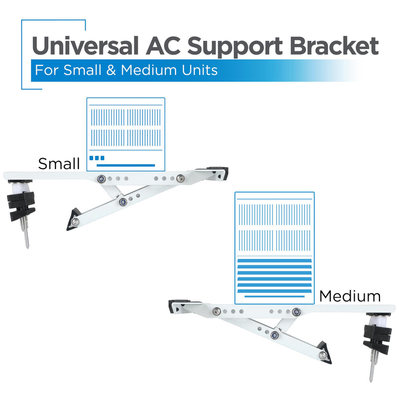 Air Conditioner Support Bracket for Outdoor Window AC, KT-04S Medium