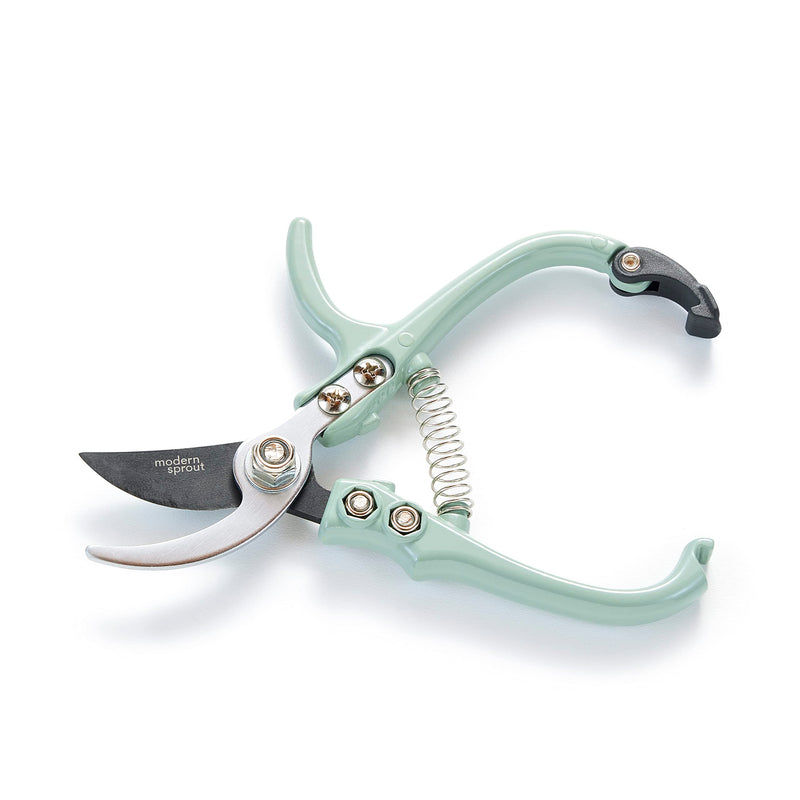 Modern Sprout Gardening Pruners, Lightweight, Durable, Green, One Size Sage