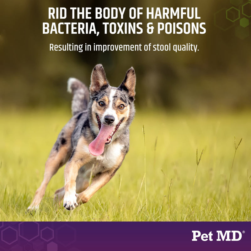 Pet MD Stool-Fix - Powdered Clay Anti Diarrhea for Dogs & Cats - Anti Diarrheal Treatment for Upset Stomach Relief, Promotes Normal Stool - 100g - NewNest Australia