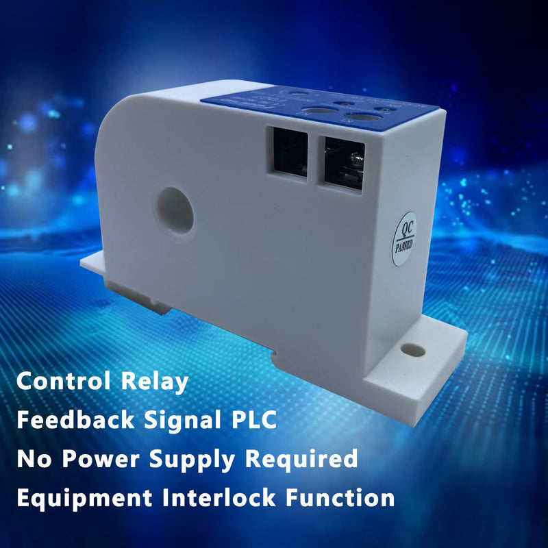 Current Sensing Switch, Normally Closed AC Sensor 0.2-50A Detectable, High Precision Monitoring Relay（F007） F007
